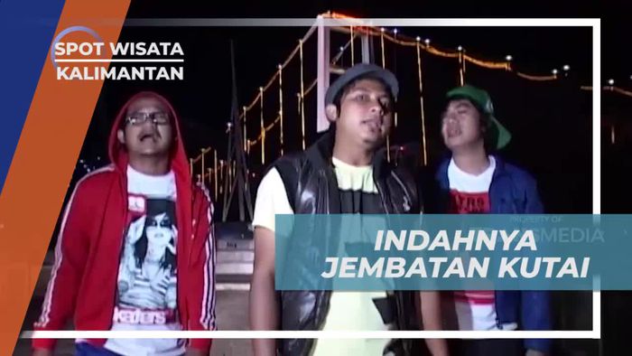 Melihat Kerlap-kerlip Indah Jembatan Kutai Kartangara di Malam Hari