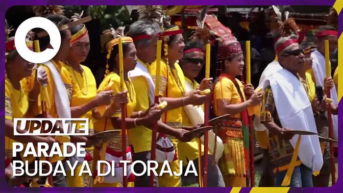 Melihat Parade Budaya Perayaan 85 Tahun Katolik Masuk Toraja