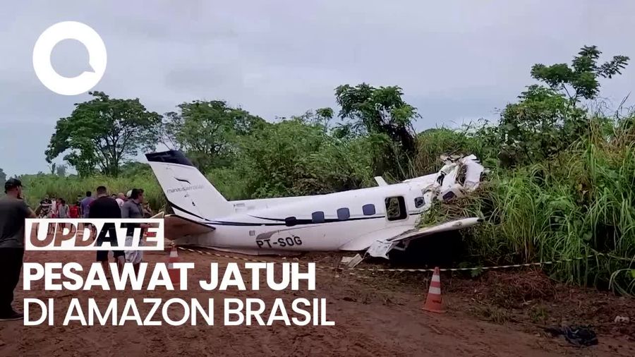 14 Orang Tewas Dalam Kecelakaan Pesawat di Amazon Brasil