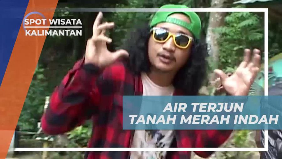 Membeli Tiket Masuk Wisata Air Terjun Tanah Merah Indah Samarinda