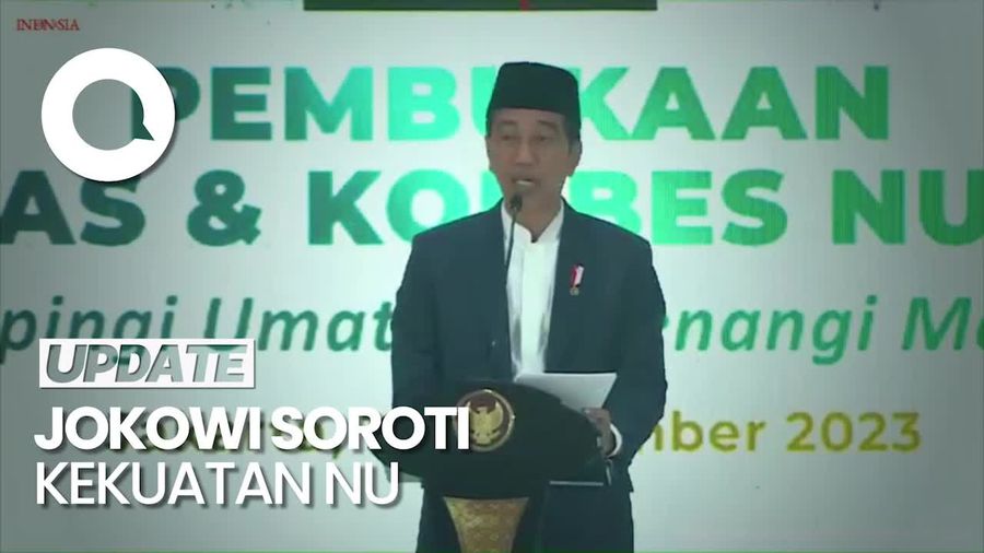 Jokowi: Kekuatan NU Sangat Luar Biasa, Perlu Dikonsolidasi dengan Baik
