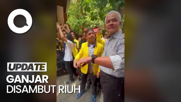 Yel-yel FISIP UI Riuh Sambut Ganjar Pranowo
