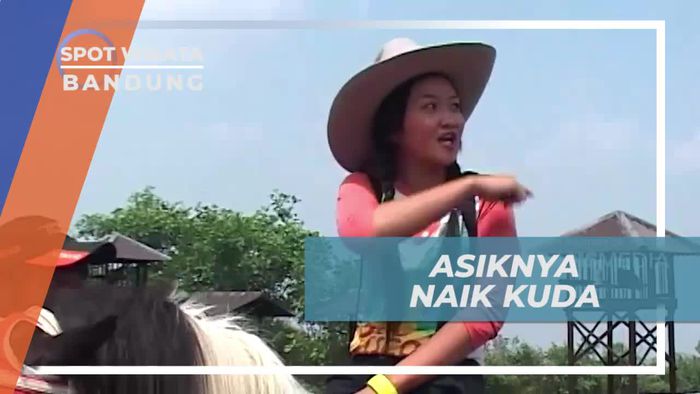 Kencangkan Pelana, Momen Seru Berkuda di Kawasan Wisata Kota Bandung