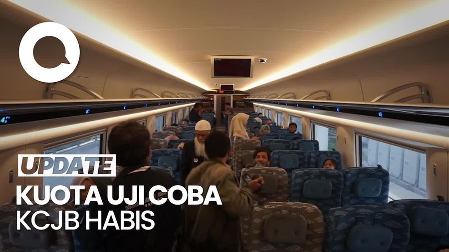 Tingginya Antusias Warga Jajal Kereta Cepat, Kuota Uji Coba Ludes!