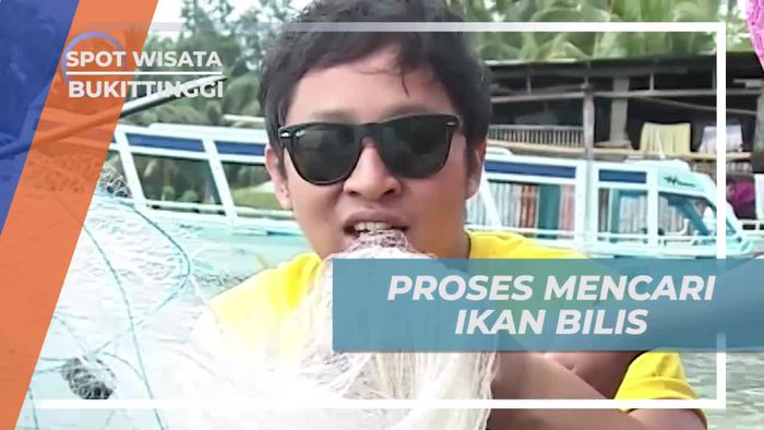 Tebar Jaring Selebar-lebarnya, Momen Seru Mencari Ikan Bilis, Bukittinggi
