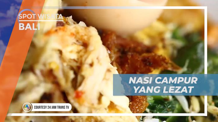 Menyantap Lezatnya Kuliner Sarapan Nasi Campur Khas Pulau Dewata, Bali