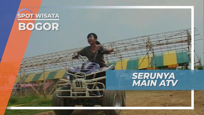 Serunya Adu Cepat Tancap Gas Bermain ATV di Taman Wisata, Bogor