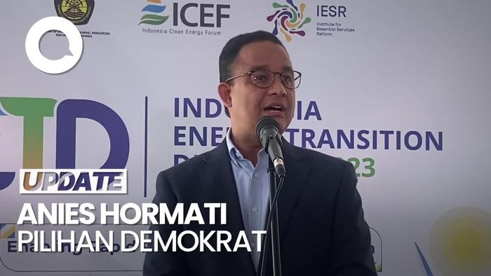 Anies Bicara Dukungan Demokrat ke Prabowo dan Timnas Pemenangan AMIN