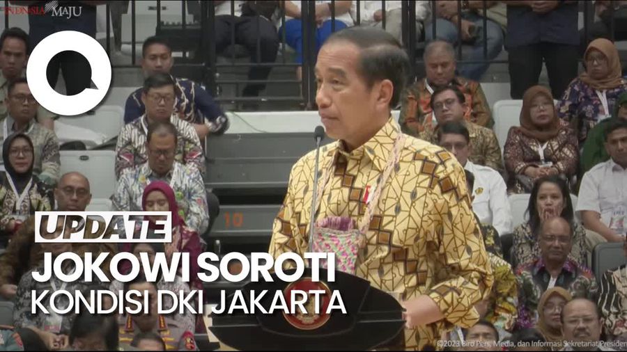 Sederet Kritikan Jokowi untuk Jakarta: Macet Terus-Kurang Pohon