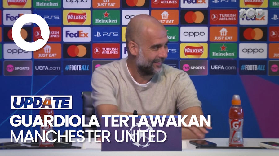 Guardiola Cuma Ketawa Ditanya soal MU Jadi Penantang Gelar Musim Ini