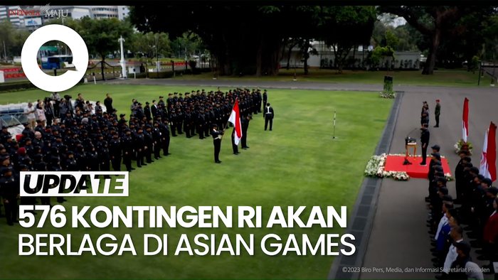 Jokowi Lepas Kontingen RI ke Asian Games: Saya Minta Masuk 10 Besar