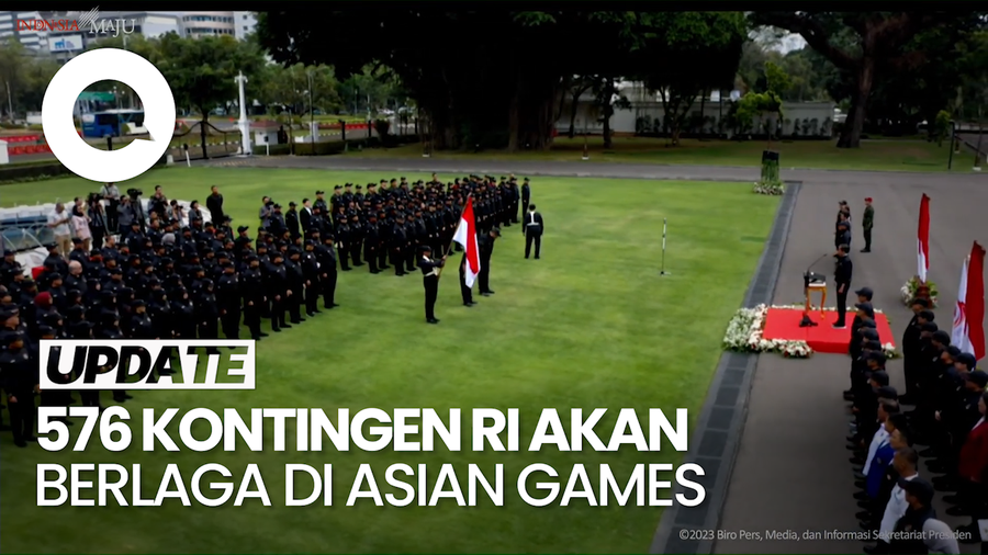 Jokowi Lepas Kontingen RI ke Asian Games: Saya Minta Masuk 10 Besar
