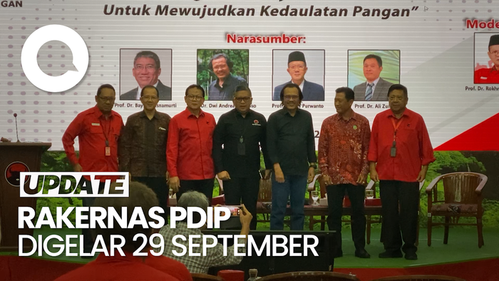 PDIP Gelar Rakernas 29 September, Jokowi-Megawati Bakal Beri Sambutan
