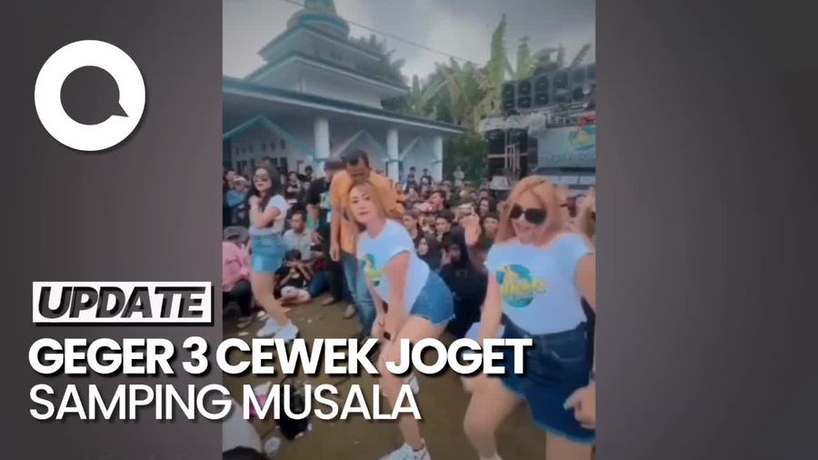 Viral Tiga Wanita Joget Pargoy di Samping Musala, Panitia Buka Suara