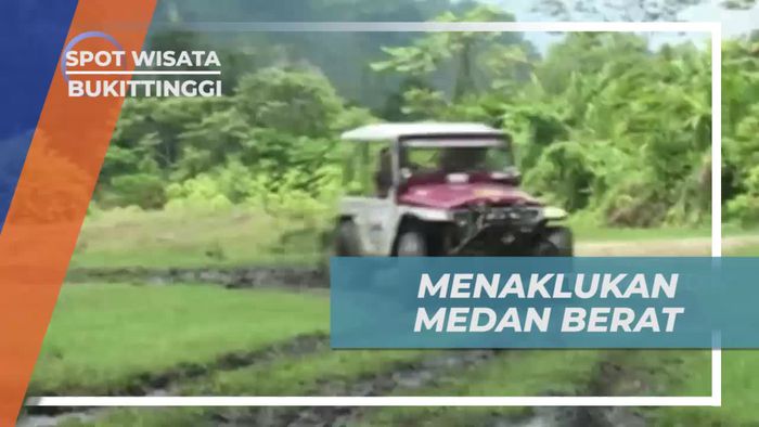 Mencoba Menaklukkan Medan Berlumpur di Ngarai Sianok Bukittinggi