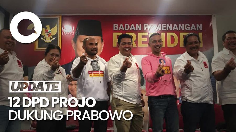 Projo Ungkap 12 DPD Dukung Prabowo di Pilpres