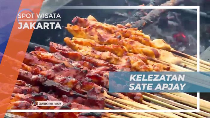 Sate Apjay, Potongan Ayam Lembut Dengan Bumbu Kacang Kental, Jakarta