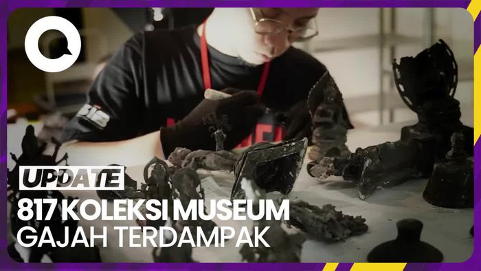 Potret Koleksi Bersejarah Museum Gajah yang Terdampak Kebakaran