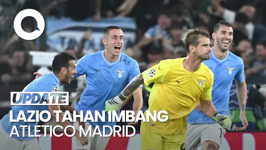 Kiper Cetak Gol, Lazio Selamat dari Kekalahan atas Atletico Madrid