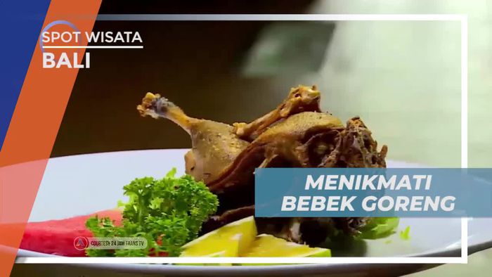 Bebek Goreng Dengan Tekstur Daging Lembut dan Bumbu Lezat, Bali