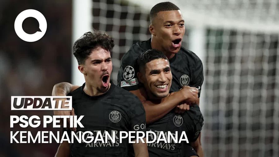 Mbappe Cetak Gol Penalti, PSG Menang 2-0 atas Dortmund