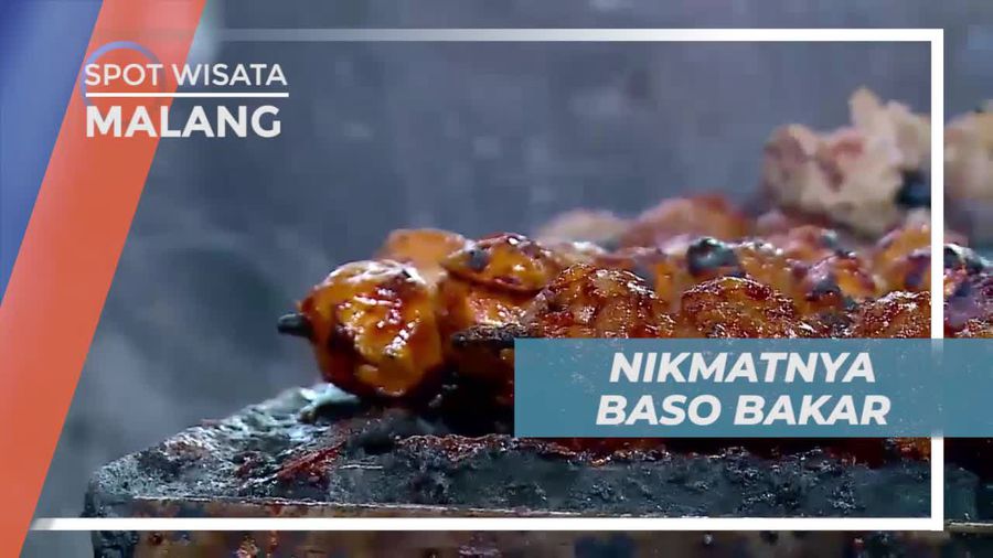 Harum dan Pedas, Ciri Khas Bakso Bakar Pak Man Kota Malang