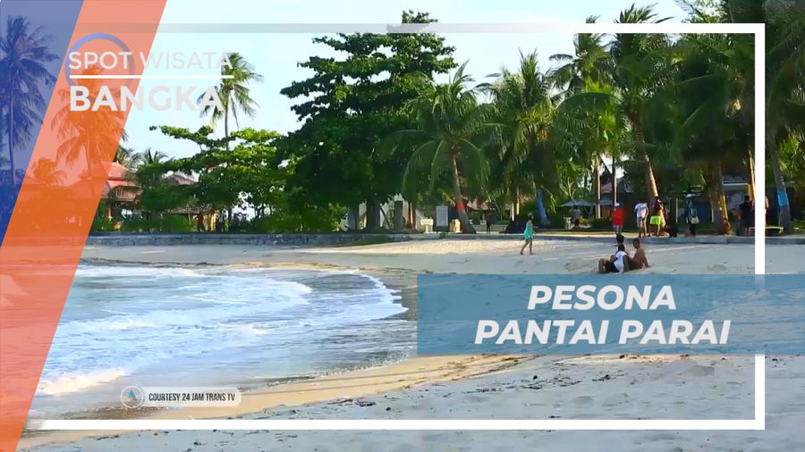 Menikmati Semilirnya Angin Sepoi-sepoi di Pantai Parai, Bangka