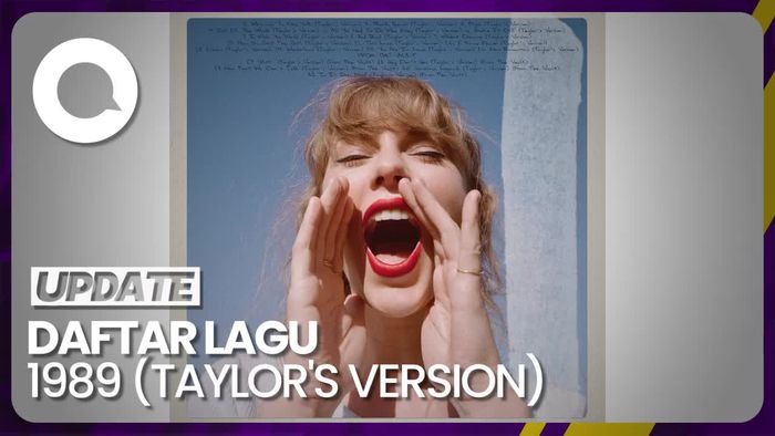 Taylor Swift Ungkap Daftar Lagu 1989 (Taylors Version)