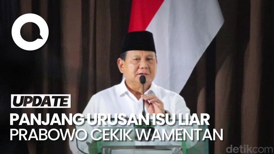 Jejak Isu Prabowo Cekik Wamentan Hingga Hasto PDIP Dicurigai