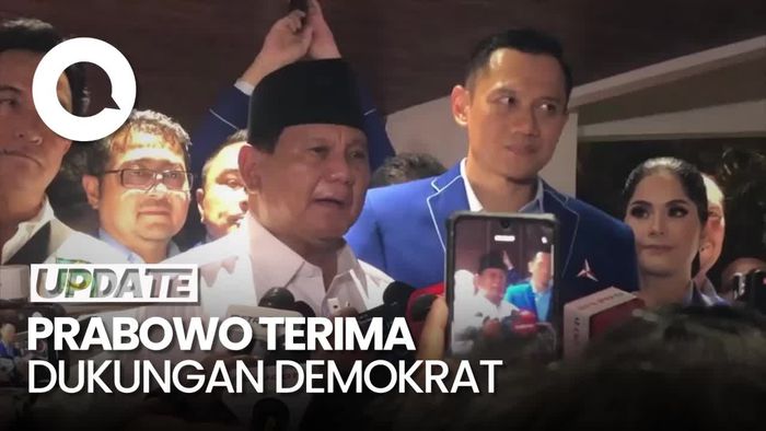 Prabowo Terima Dukungan Demokrat dengan Penuh Semangat dan Tekad