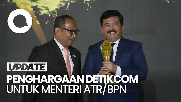 Menteri ATR/BPN Raih Penghargaan Tokoh Inovatif Bidang Pertanahan