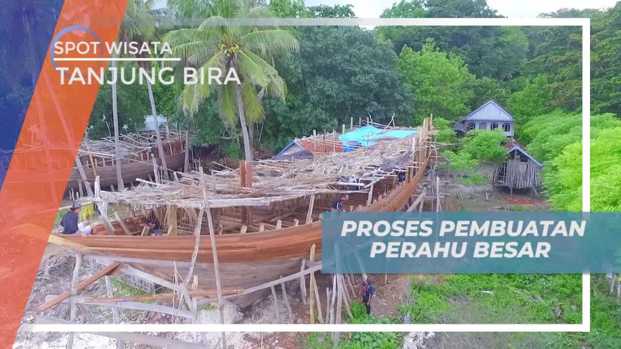 Melihat Dari Dekat Pembuatan Perahu Phinisi di Pantai Mandala Ria Tanjung Bira
