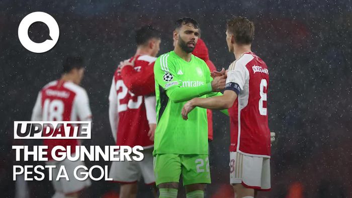 Arsenal Gilas PSV Eindhoven 4 Gol Tanpa Balas