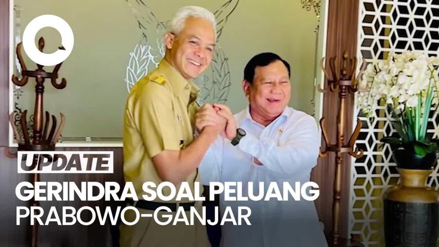 Gerindra soal Peluang Duet Prabowo-Ganjar: Belum Kepikiran