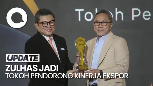 detikcom Anugerahi Zulhas Sebagai Tokoh Pendorong Kinerja Ekspor