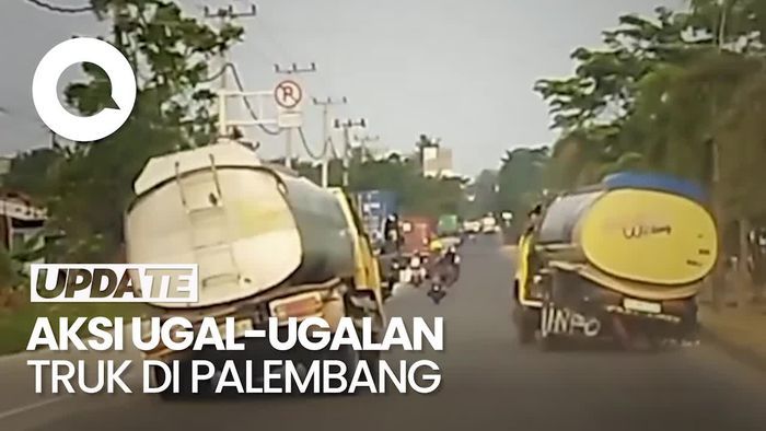 Heboh Truk Tangki Ugal-ugalan di Palembang, Polisi Selidiki