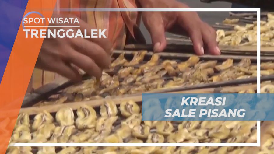 Melihat Proses Pembuatan Jajanan Tradisional Sale Pisang Anggur Khas Kota Trenggalek