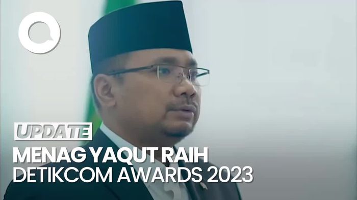 detikcom Awards 2023: Menag Yaqut Tokoh Transformasi Digital Pelayanan Keagamaan