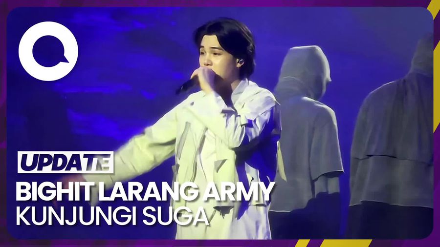 Suga Wamil Hari Ini, BigHit Larang ARMY Berkunjung