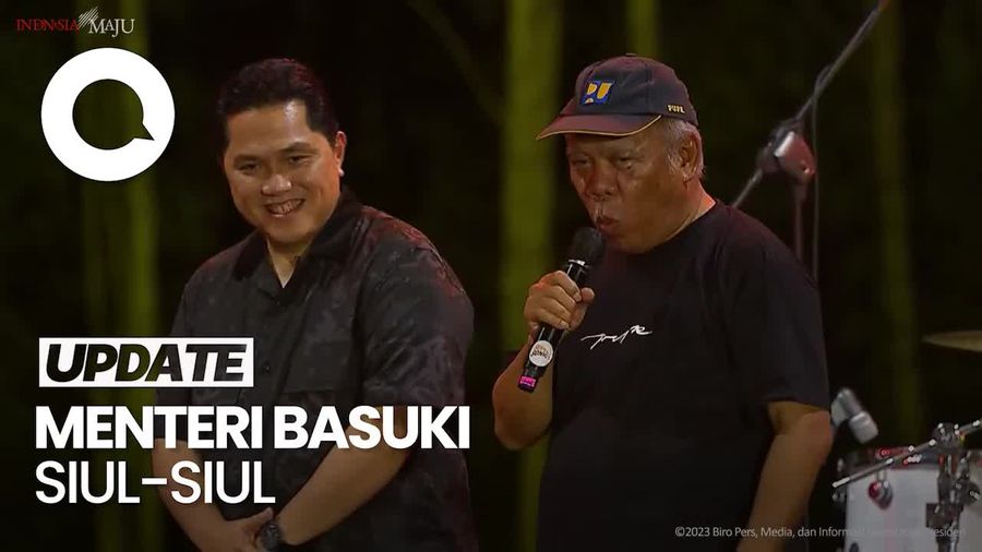 Kocak! Pak Bas Siul-siul di IKN, Jokowi Langsung Tertawa