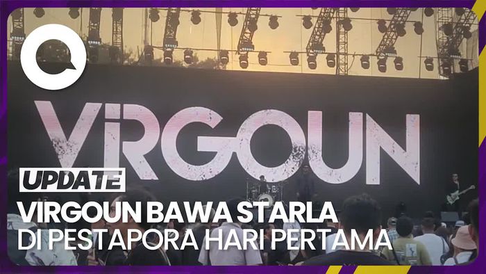 Momen Virgoun Gandeng Starla di Panggung Pestapora