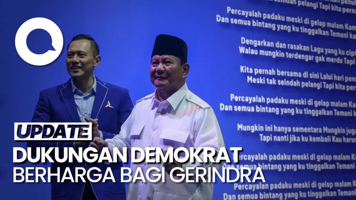 Demokrat Resmi Deklarasikan Prabowo, Gerindra Makin Pede Bisa Menang
