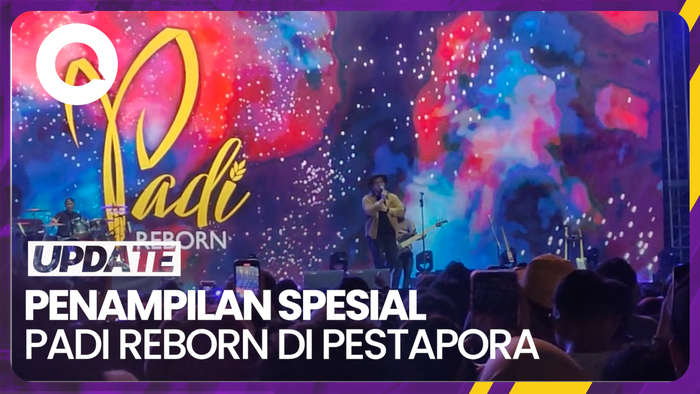 Aksi Padi Reborn Tampil Bareng Piyu di Pestapora