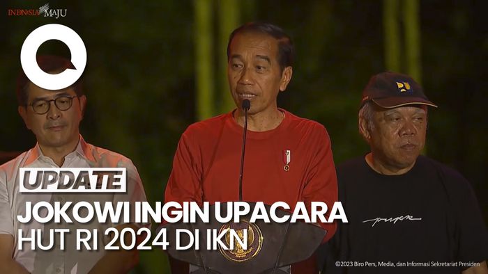 Berharap Upacara HUT RI 2024 Digelar di IKN, Jokowi: Bapak Ibu Setuju?