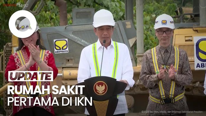 Jokowi Groundbreaking RS Abdi Waluyo di IKN