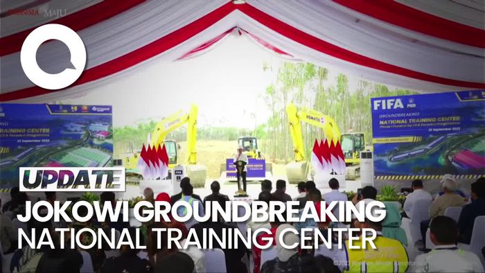 Groundbreaking Training Center di IKN, Jokowi Yakin Timnas Akan Mendunia