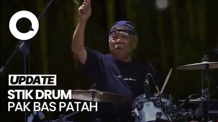 Momen Stik Drum Menteri PUPR Basuki Patah saat Iringi GIGI