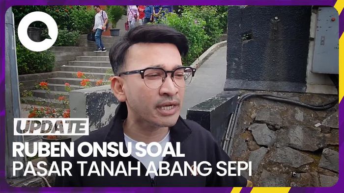 Ruben Onsu soal Pasar Tanah Abang Sepi: Ini Bukan Tugas Artis