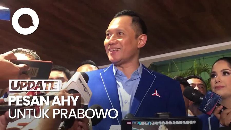 Resmi Dukung Prabowo, AHY Titipkan 2 Harapan Utama Ini