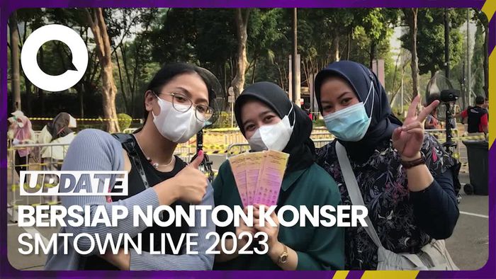 Suasana GBK di H-1 Konser SMTOWN LIVE 2023